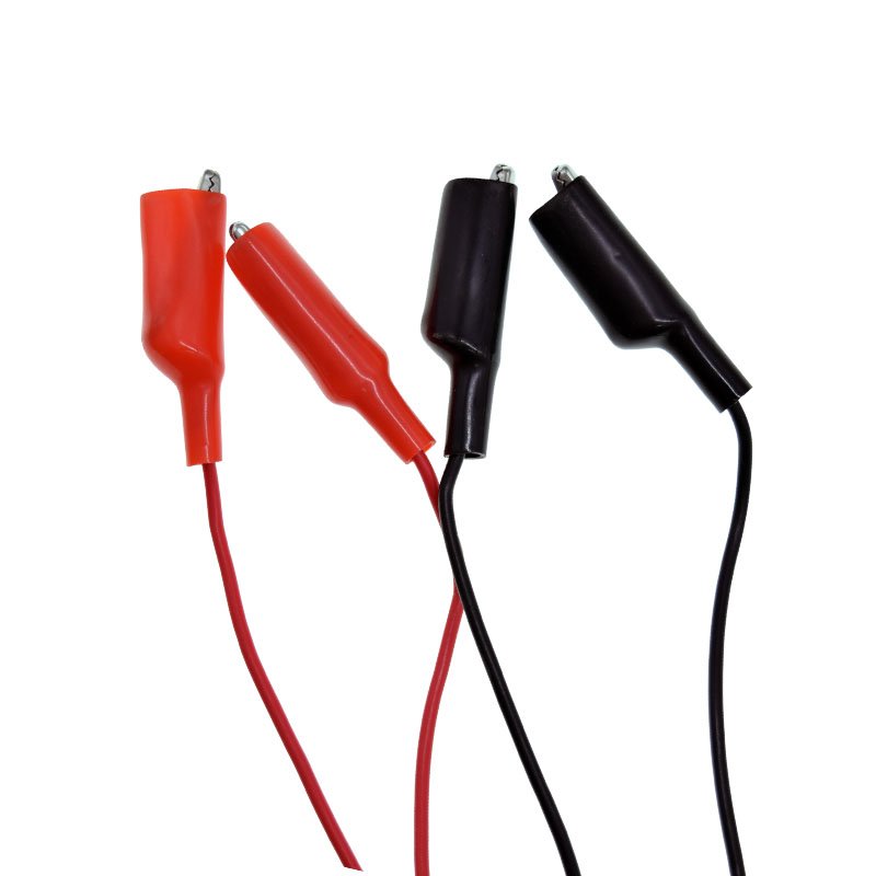 Lang 1137 2 X 30ft Retractable Test Leads With Clamps – For ATV, Motorcycle, Automotive